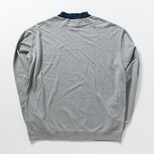 NVG 襟 Jacquard Mock Neck Shirt