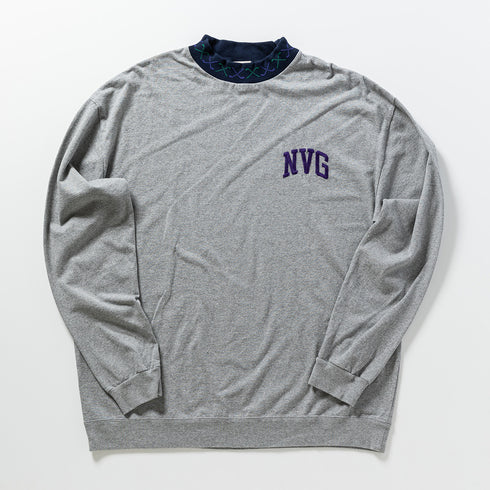 NVG 襟 Jacquard Mock Neck Shirt