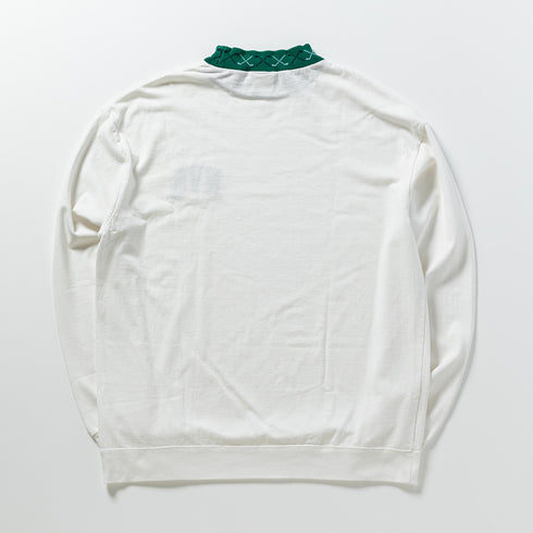 NVG 襟 Jacquard Mock Neck Shirt