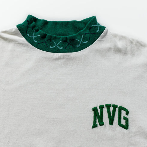 NVG 襟 Jacquard Mock Neck Shirt