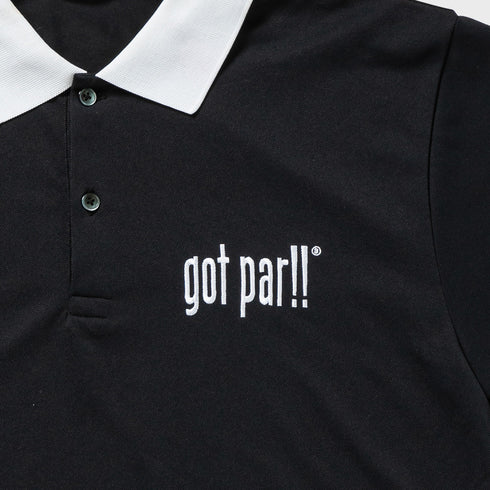 Got Par!!③ Embroidery Polo - Black
