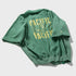 FAKE LAYERED HEATHER SWEAT HALF SLEEVE