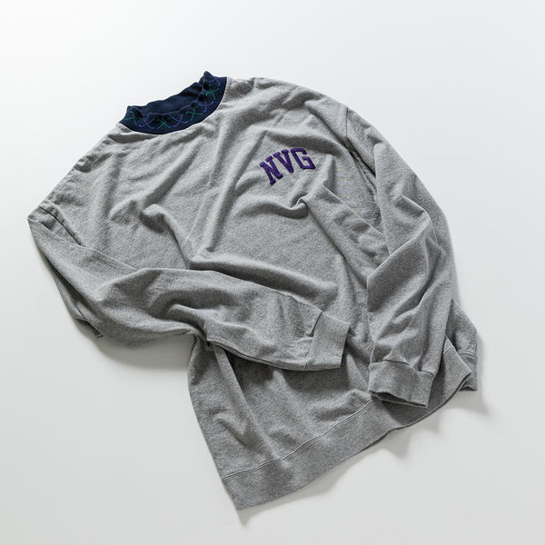 NVG 襟 Jacquard Mock Neck Shirt