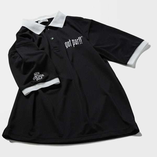 Got Par!!③ Embroidery Polo - Black