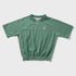 FAKE LAYERED HEATHER SWEAT HALF SLEEVE