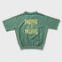FAKE LAYERED HEATHER SWEAT HALF SLEEVE