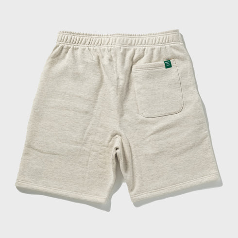 HEATHER SWEAT SHORT PANTS - TOP OATMEAL