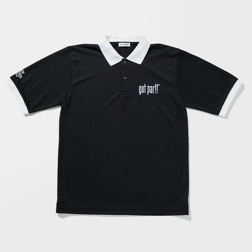 Got Par!!③ Embroidery Polo - Black