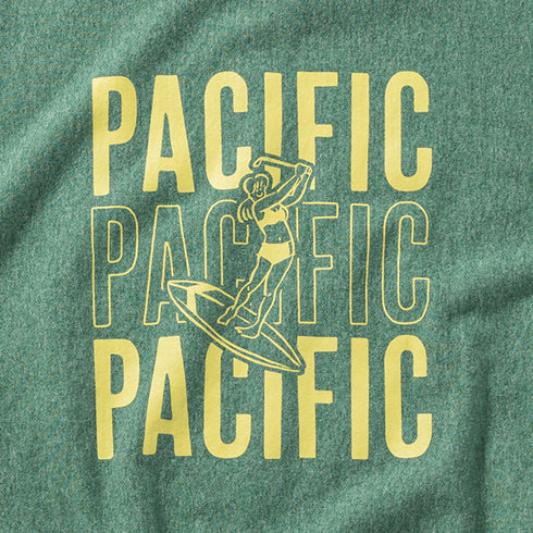 FAKE LAYERED HEATHER SWEAT HALF SLEEVE