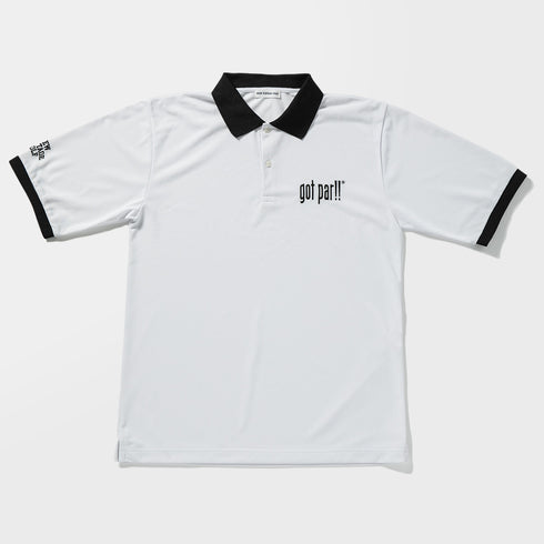Got Par!!③ Embroidery Polo - White