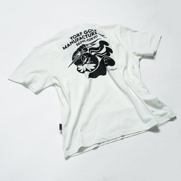 POP-UP限定グラフィックTシャツ - WHITE
