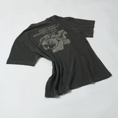 POP-UP限定グラフィックTシャツ - BLACK