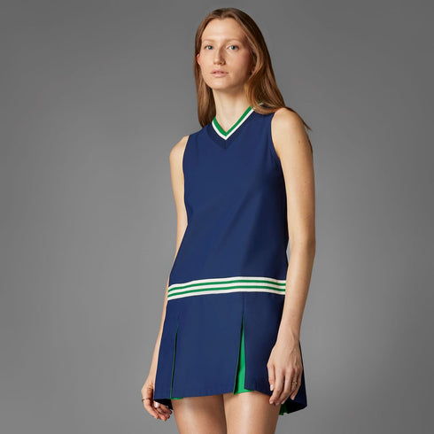 Vネック ノースリーブワンピース(レディス)