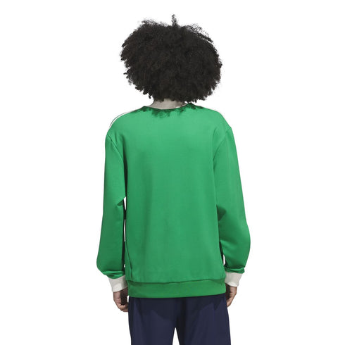 スリーストライプス ハーフジップ スウェット