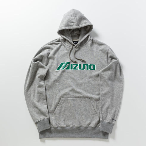 MIZUNO Major Logo Hoodie- GRAY