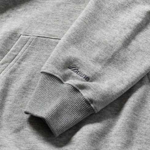 MIZUNO Major Logo Hoodie- GRAY
