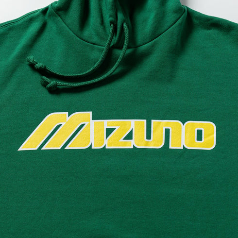 MIZUNO Major Logo Hoodie- GREEN