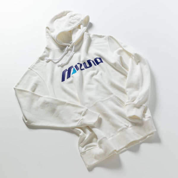 MIZUNO Classic Logo Hoodie- WHITE