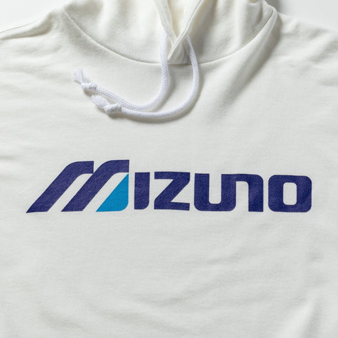 MIZUNO Classic Logo Hoodie- WHITE